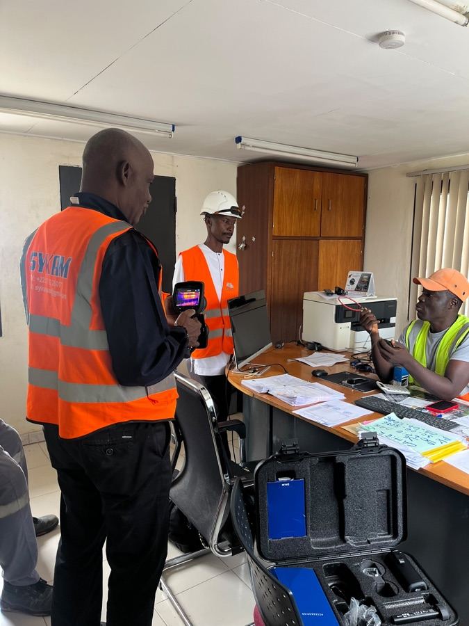 Intervention SYKAM sur site — thermographie et diagnostic électrique