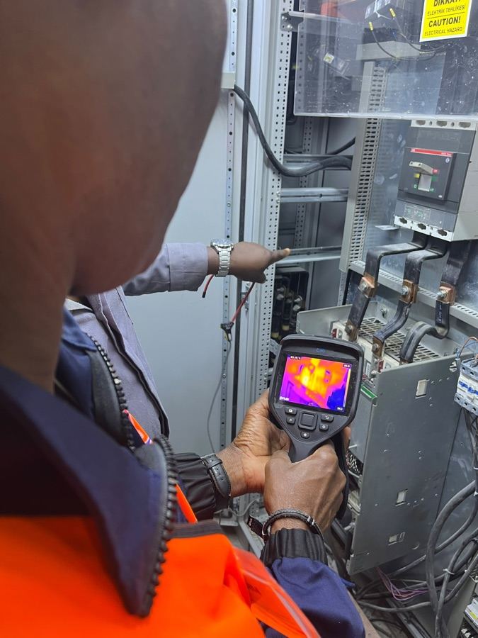 Intervention SYKAM sur site — thermographie et diagnostic électrique