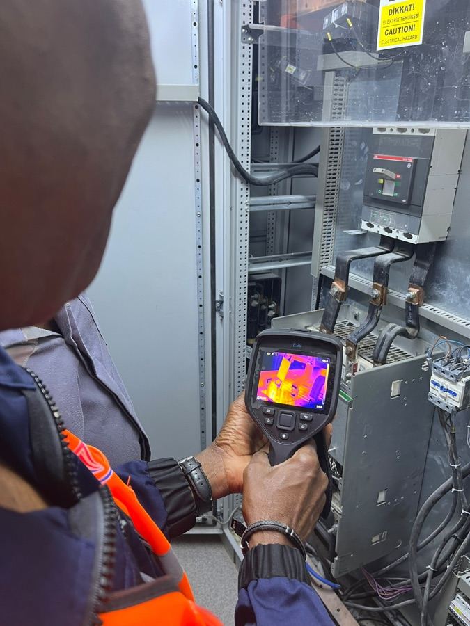 Intervention SYKAM sur site — thermographie et diagnostic électrique